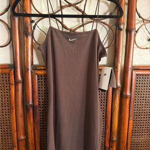 Nike Chocolate Brown Strapless Dress